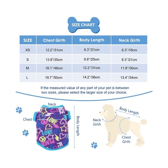 🆕Fleece Dog Sweater:Leopard Print & Neon Orange- Size Small - Picture 2 of 4